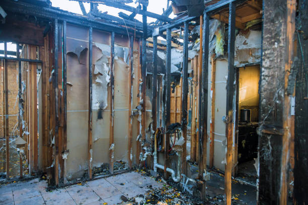 Professional Soot Cleanup technician working in East Milton, FL